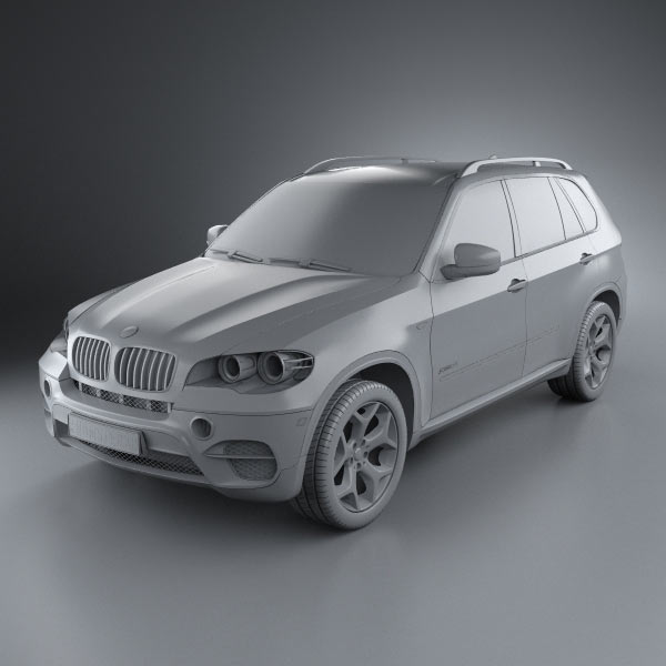 BMW X5 E70 2011 3D model - Hum3D