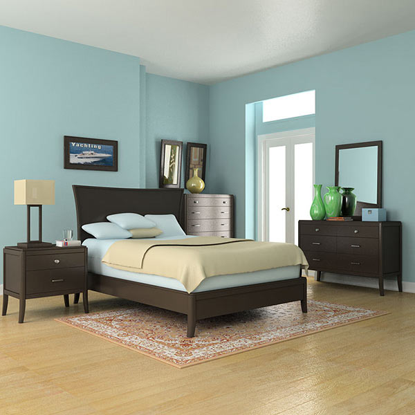 bedroom set 3 3d model - hum3d