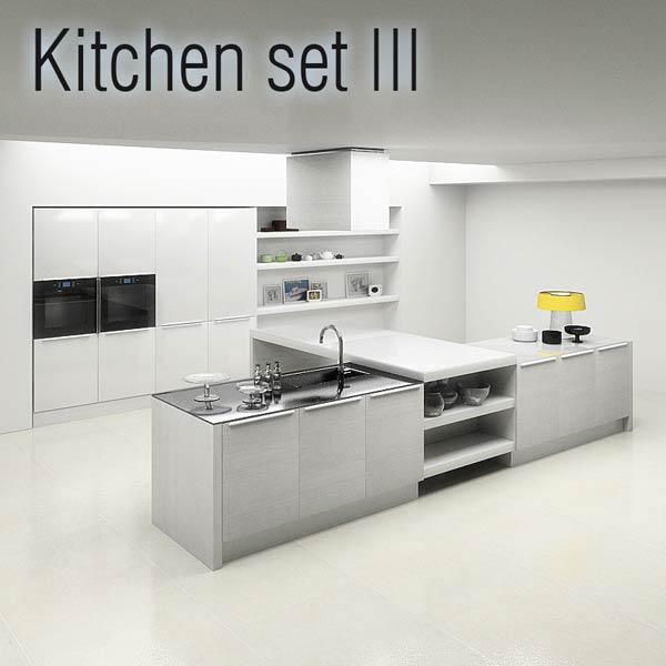 Kitchen Design 3d Model Free Download