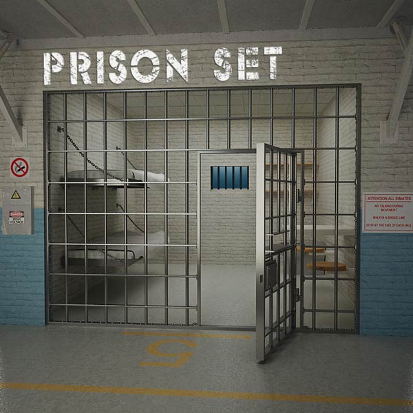 Prison Set 3D model Life and Leisure on Hum3D