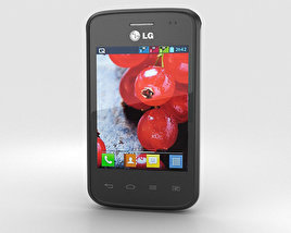 LG Optimus L1 II TRI Black 3D model