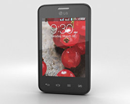 LG Optimus L3 II Dual E435 Black 3D 모델 