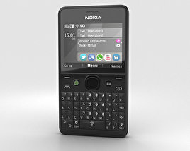 Nokia Asha 210 Black 3D model