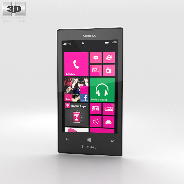 Nokia Lumia 521 3D model - Electronics on Hum3D