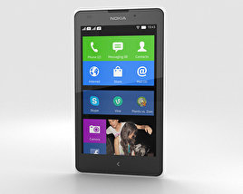 Nokia XL Blanc Modèle 3D