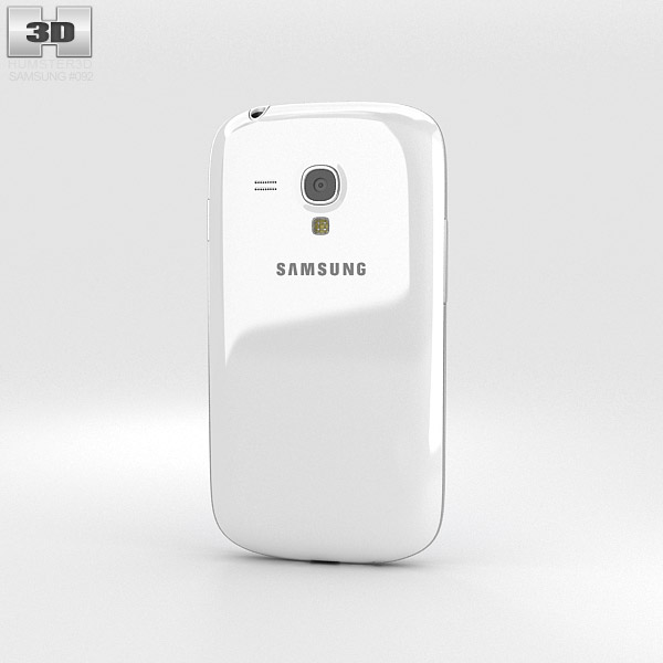 Samsung I8200 Galaxy S III Mini VE White 3D model  Electronics on Hum3D
