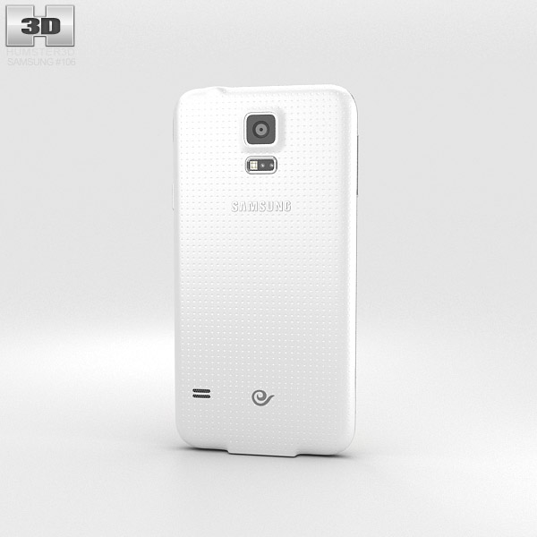 Samsung Galaxy S5 G9009d White 3d Model Hum3d