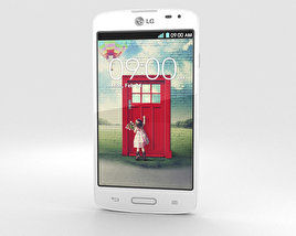 LG F70 白色的 3D模型