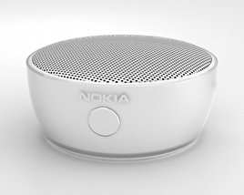 Nokia Portable Sans fil Haut-parleur MD-12 Blanc Modèle 3D