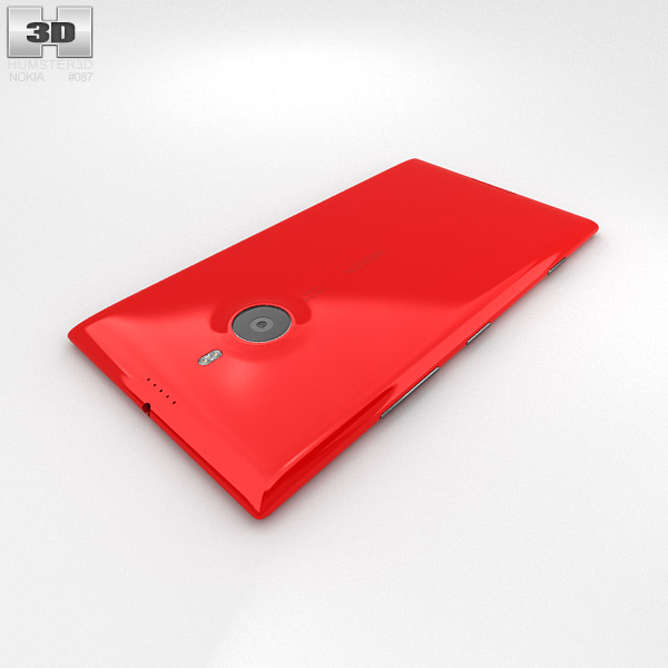 Nokia Lumia 1520 Red 3D model - Hum3D