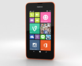 Nokia Lumia 530 Bright Orange 3D model