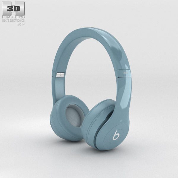 Beats By Dr Dre Solo2 On Ear Headphones Gray 3d Model Electronics On Hum3d