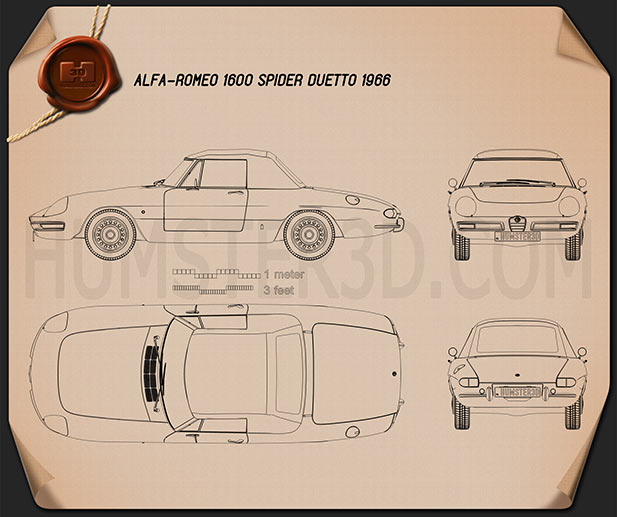 1966 Alfa Romeo 1600 Duetto Spider