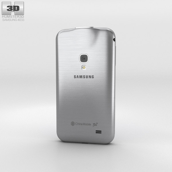 Samsung Galaxy Beam 2 Gray Silver 3D model  Hum3D