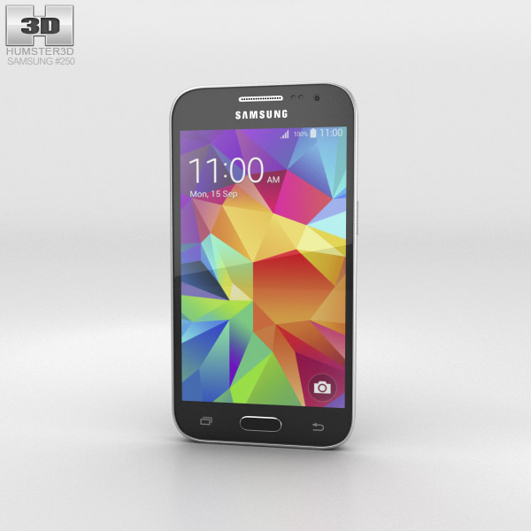 Samsung Galaxy Core Prime Black 3d model Samsung Galaxy Core Prime Black 3d model