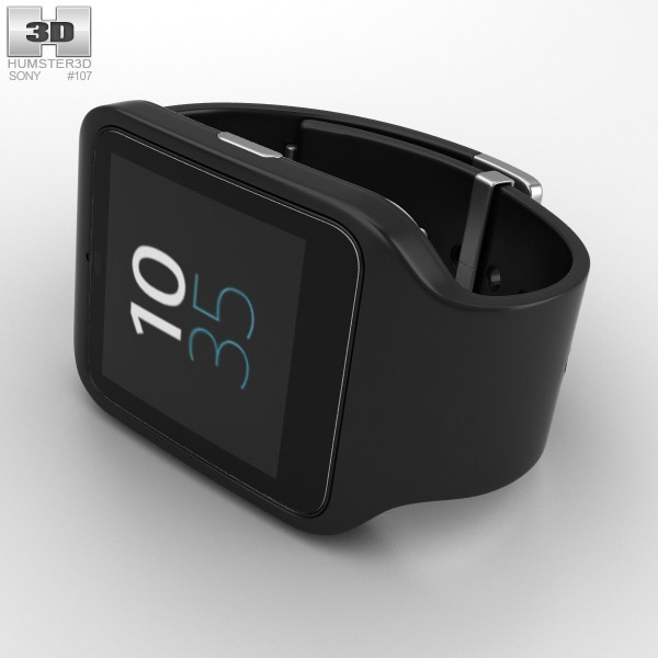swr50 3 sony black smartwatch