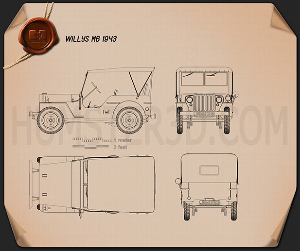 Willys mb чертежи