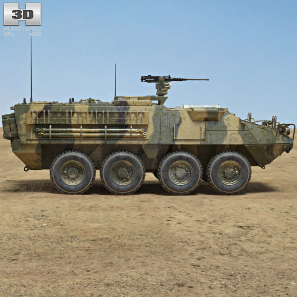 M1126 Stryker ICV 3D model - Military on Hum3D