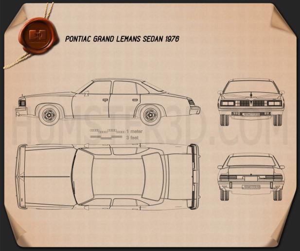 Pontiac blueprint Download - Hum3D