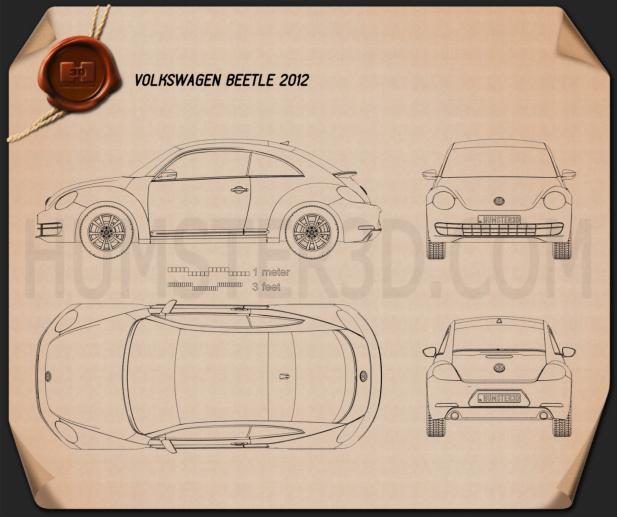 Vw Beetle Blueprint