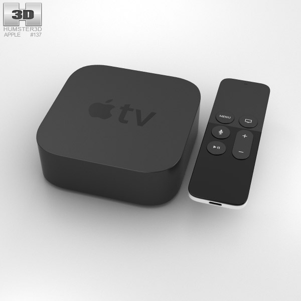 Apple TV (2015) 3D model - Electronics on Hum3D