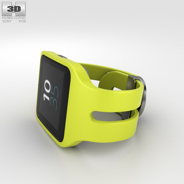 smartwatch 3 yellow sony