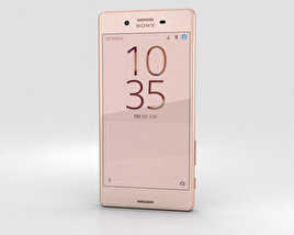 Sony Xperia X Performance Rose Gold 3D model