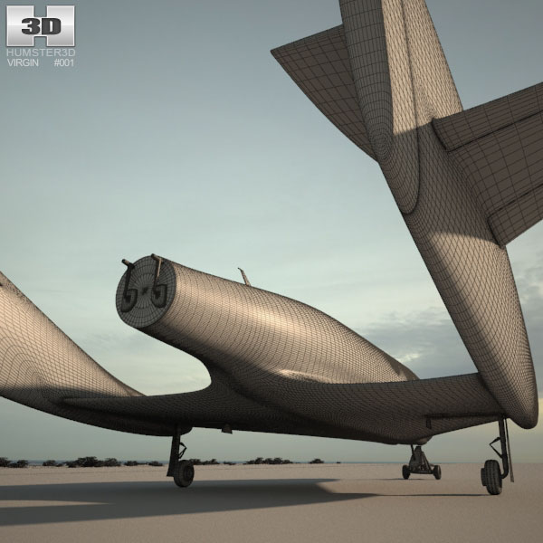 VSS Unity  3D  model  Spacecraft on Hum3D