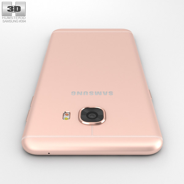 Samsung Galaxy C7 Rose Gold 3D model  Hum3D