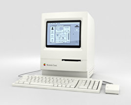 Apple Macintosh Classic 3D model