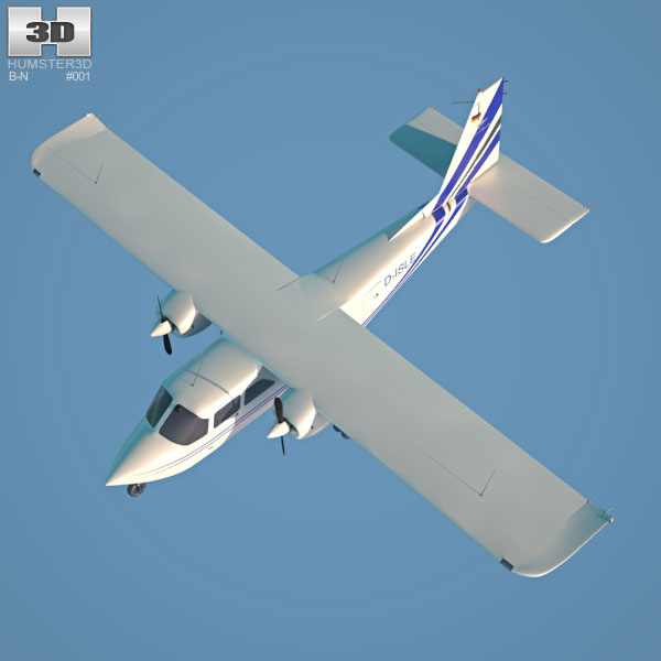 Britten-Norman BN-2 Islander 3D model - Aircraft on Hum3D