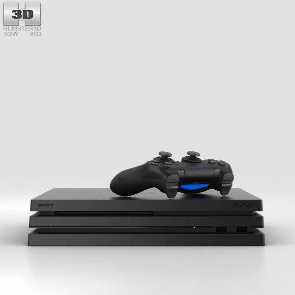 playstation 4 pro 3d