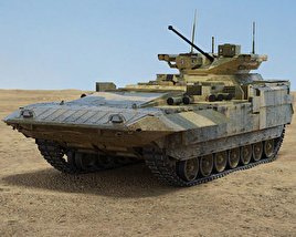 T-15 Armata 3D 모델 