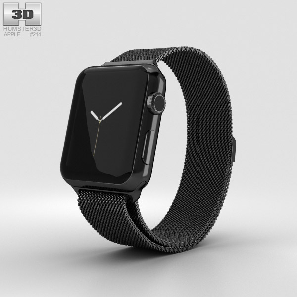 apple watch milanese loop black