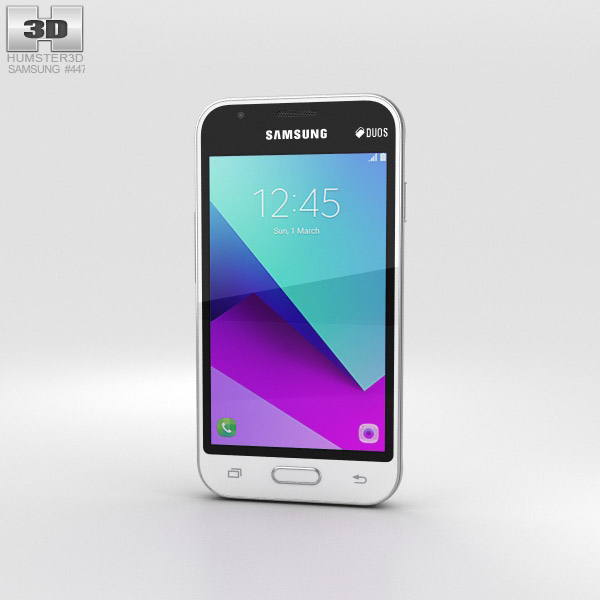 Samsung Galaxy J1 Mini Prime White 3D model  Electronics on Hum3D