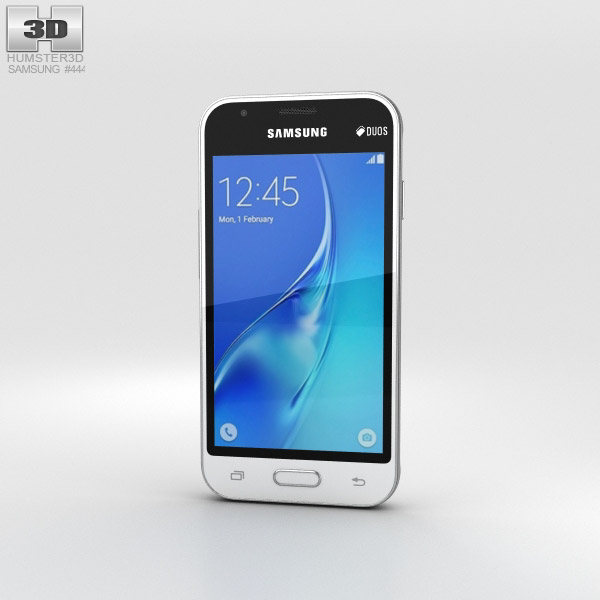 Samsung Galaxy J1 Nxt White 3D model  Electronics on Hum3D