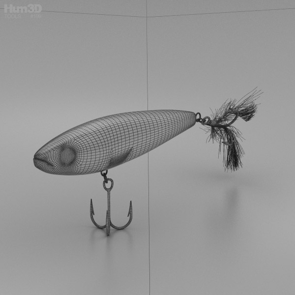 Fishing lure 3d model hum3d