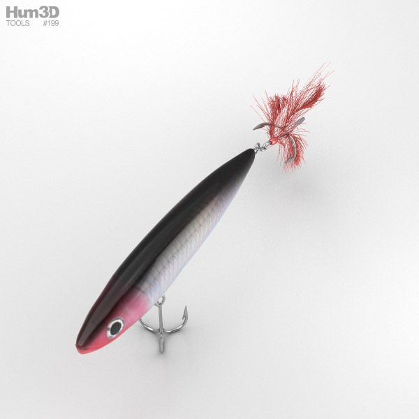 Fishing lure 3d model hum3d