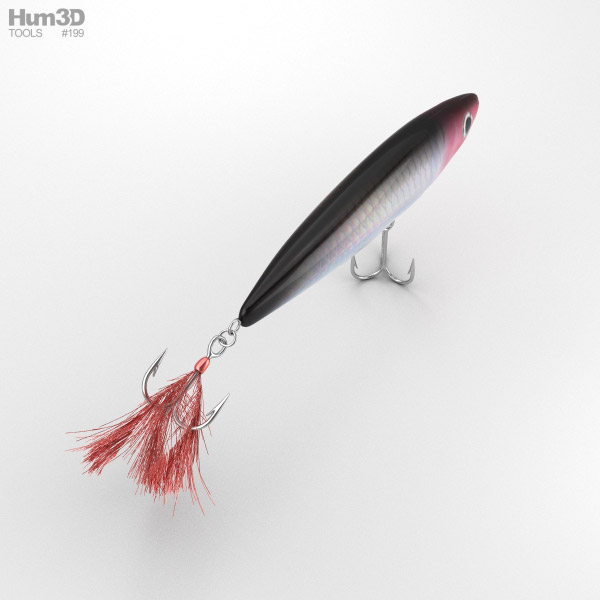 Fishing lure 3d model hum3d