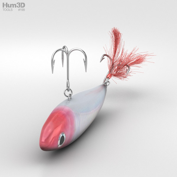Fishing lure 3d model hum3d