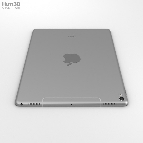 Apple Ipad Pro 10 5 Inch 2017 Cellular Space Gray 3d Model