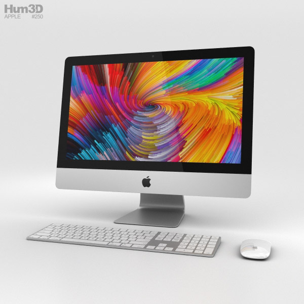Apple Imac 21 5 Inch 2017 Retina 4k 3d Model