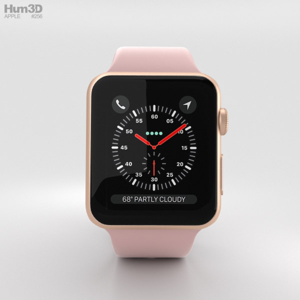 Apple Watch Series 3 38mm GPS + Cellular Gold Aluminum ...