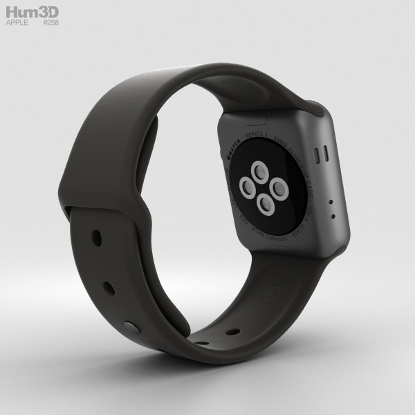 Apple Watch Series 3 38mm GPS + Cellular Space Gray ...
