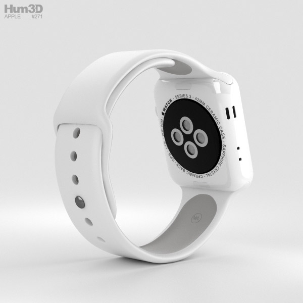 apple watch series 3 gps white