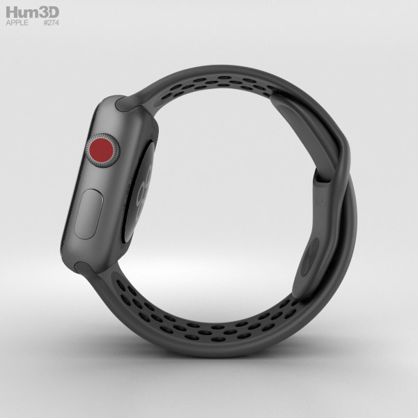 Apple Watch Series 3 Nike+ 38mm GPS Space Gray Aluminum ...