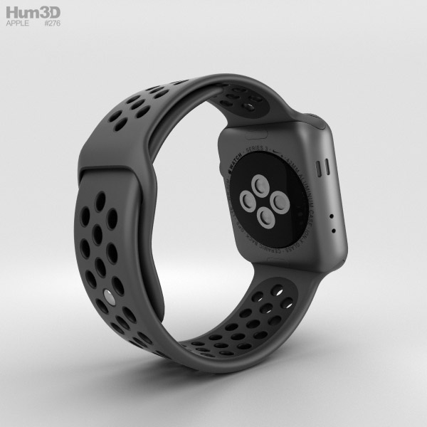 Apple Watch Series 3 Nike+ 42mm GPS Space Gray Aluminum ...