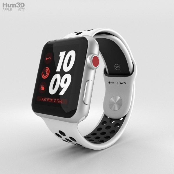 Apple Watch Series 3 Nike+ 42mm GPS Silver Aluminum Case ...
