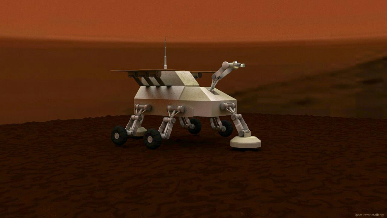 Flying Mars rover 3d artist Satya Panda Hum3D