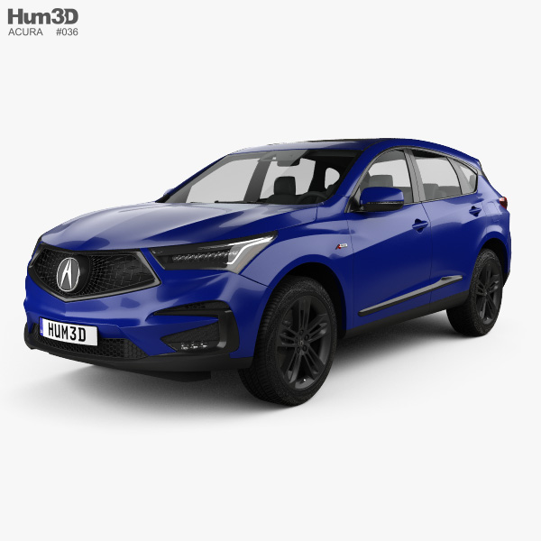 Acura Rdx A Spec 2019 3d Model Vehicles On Hum3d
